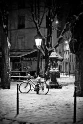 Photo Paris Ménilmontant la nuit