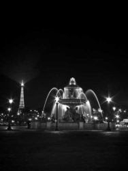 Place de la concorde et Tour Eiffel Photo Paris – Place de la concorde et Tour Eiffel Noir et Blanc