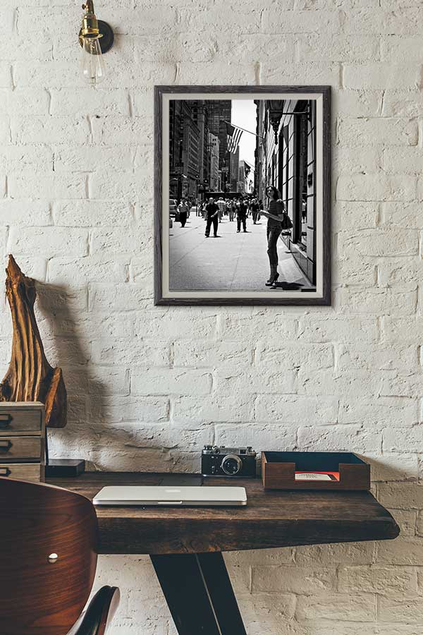Photo New-York 5th Avenue Noir et Blanc