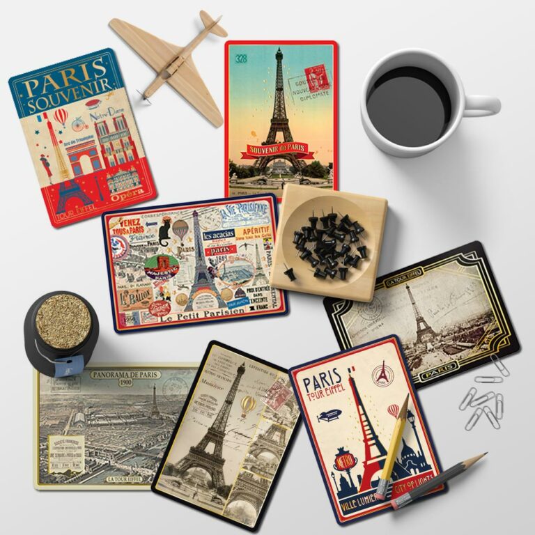 Lot Cartes Postales Vintage - 50 cartes des Monuments de Paris