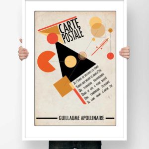 Affiche Guillaume Apollinaire Carte Postale