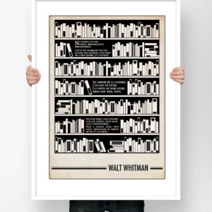 Affiche Poème Walt Whitman