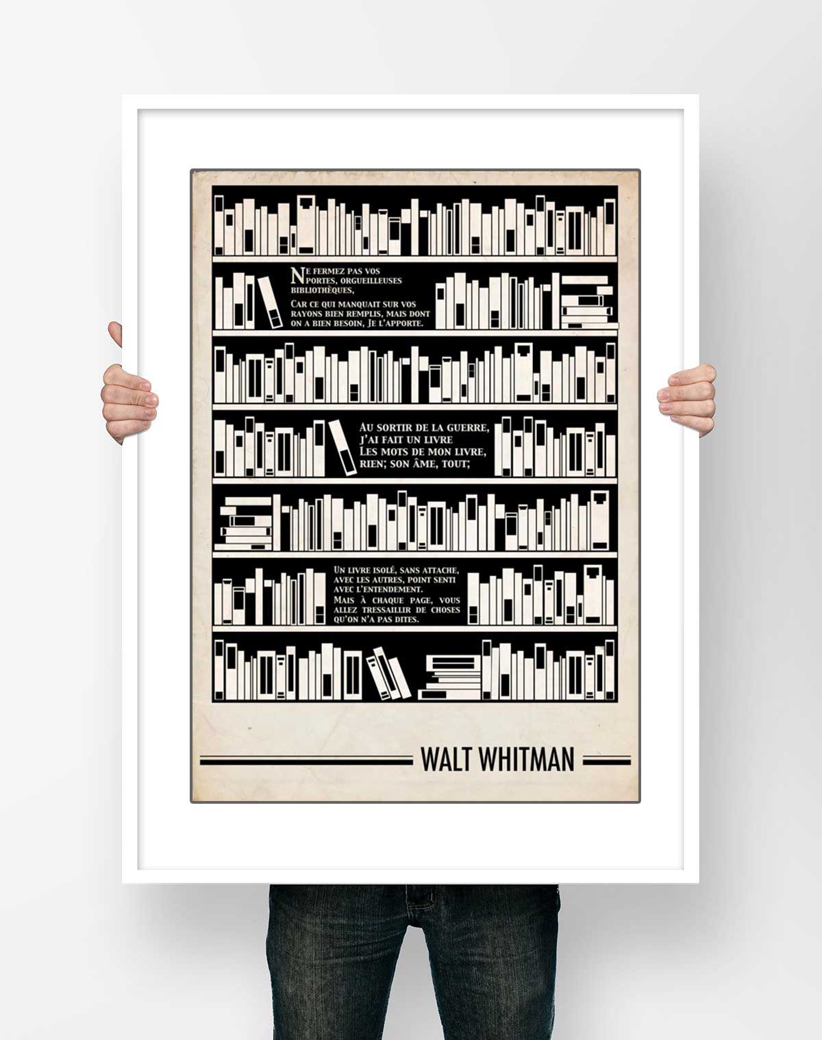 Affiche Poème Walt Whitman