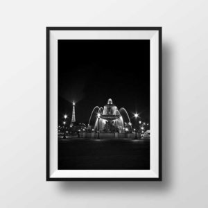 Place de la concorde et Tour Eiffel