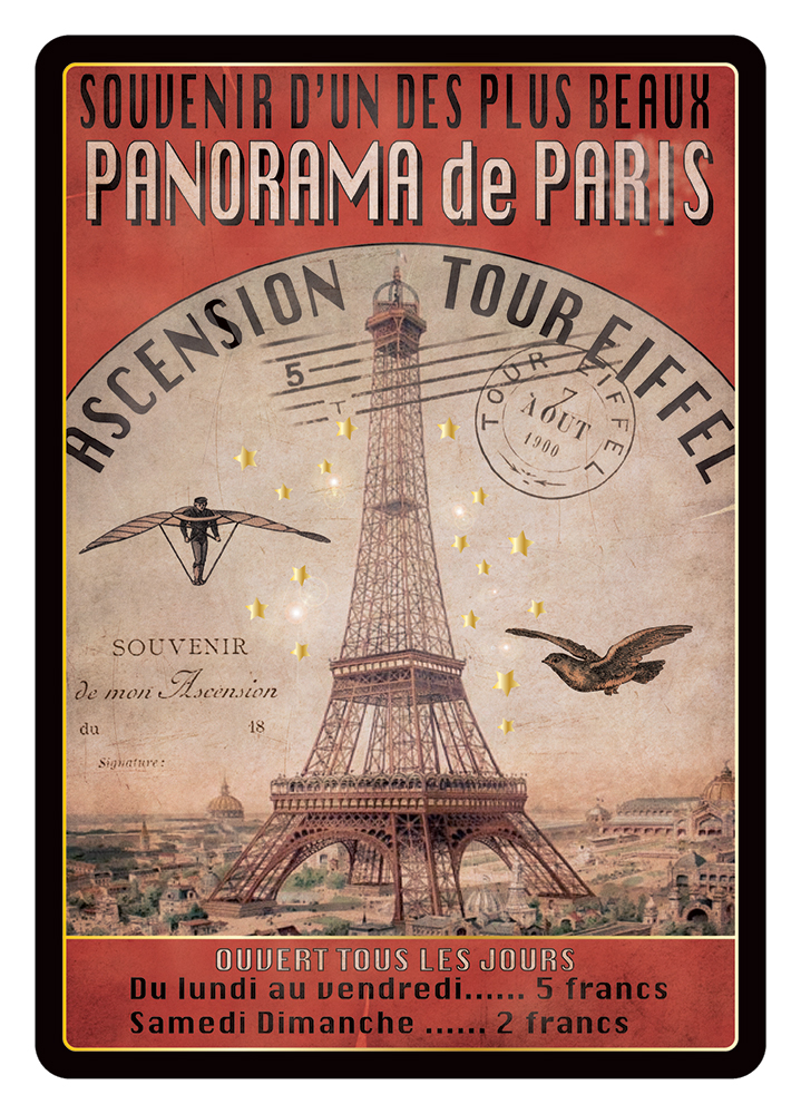 Carte Postale Paris Souvenir - Panorama de Paris – Image 3