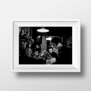 Café Bistrot Bar Canal Saint Martin Photo Noir et Blanc