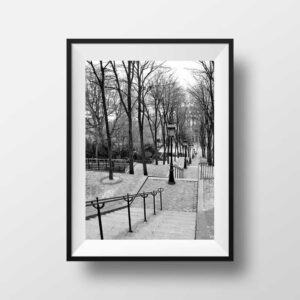 Escaliers à Montmartre Vieux Paris