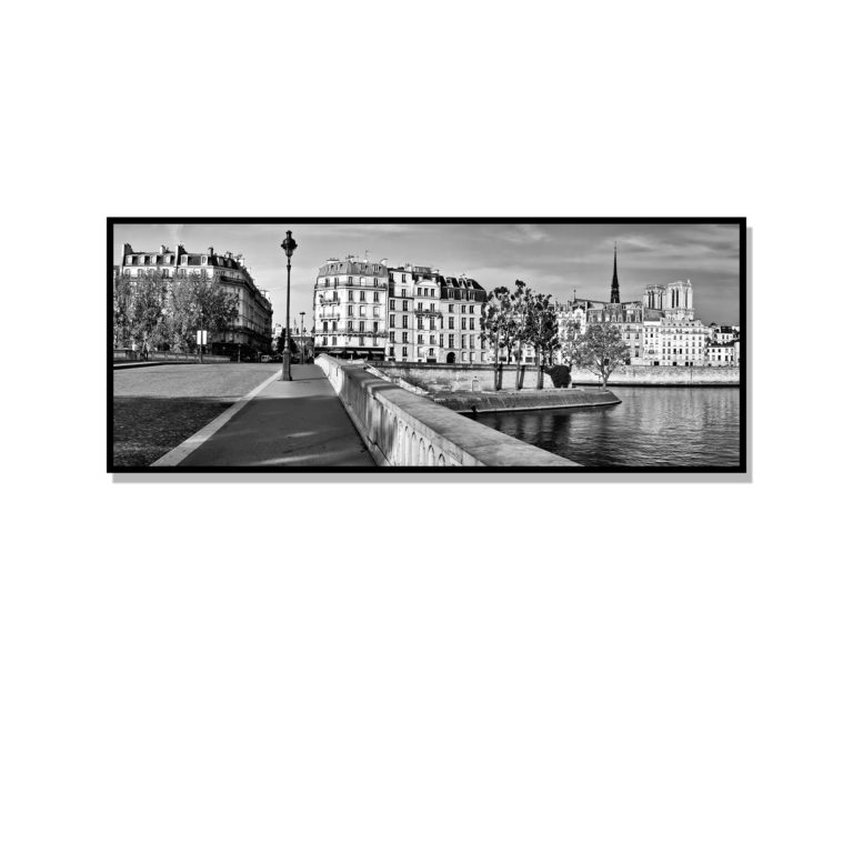 Photo Panoramique Paris – Ile Saint Louis Paris Notre Dame Image Noir et Blanc
