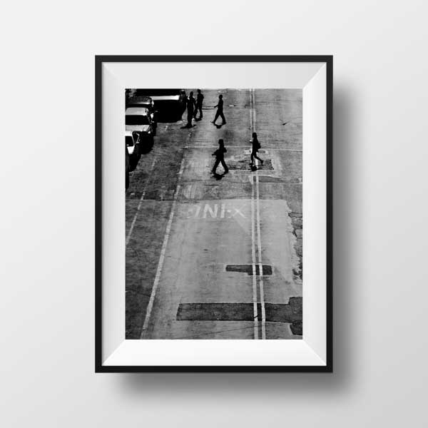 Photo New-York – Madison Av. en Noir et Blanc Manhattan Contre Jour