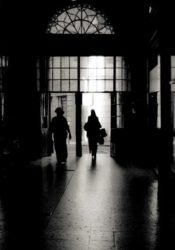 Photo Paris Passage Choiseul en Noir et Blanc