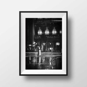 Tirage Photo Noir et Blanc Venise Amoureux