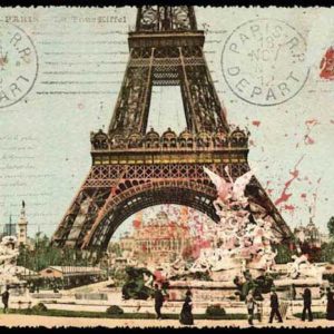 Cartes Postales Paris vintage - Tour Eiffel