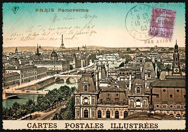 Cartes Postales Paris vintage - Vue Panoramique