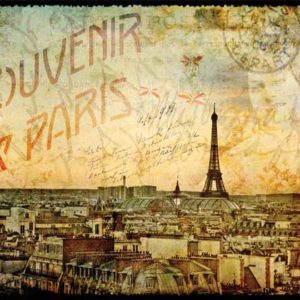 Cartes Postales Paris vintage - Souvenir