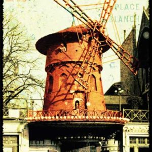 Cartes Postales Paris vintage - Moulin rouge