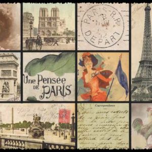 Cartes Postales Paris vintage - Collage