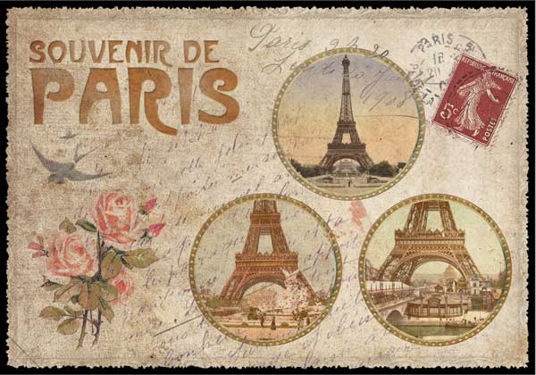 Cartes Postales Paris vintage - Multivues