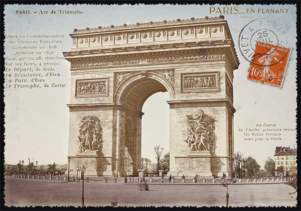 Carte Postale Paris Vintage Arc De Triomphe Ppof 097 Emmanuel Gill Carte Postale Paris Vintage Arc De Triomphe Ppof 097 Emmanuel Gill