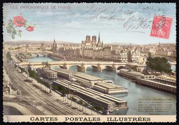 Cartes Postales Paris vintage - Vue Panoramique