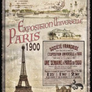 Cartes Postales Paris vintage - Exposition Universelle 1900