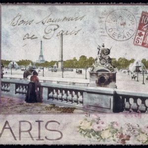 Carte Postale Paris Vintage - Souvenir de Paris PPOF 111