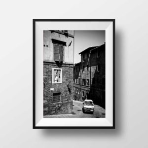Photo Noir et Blanc Sienne Italie