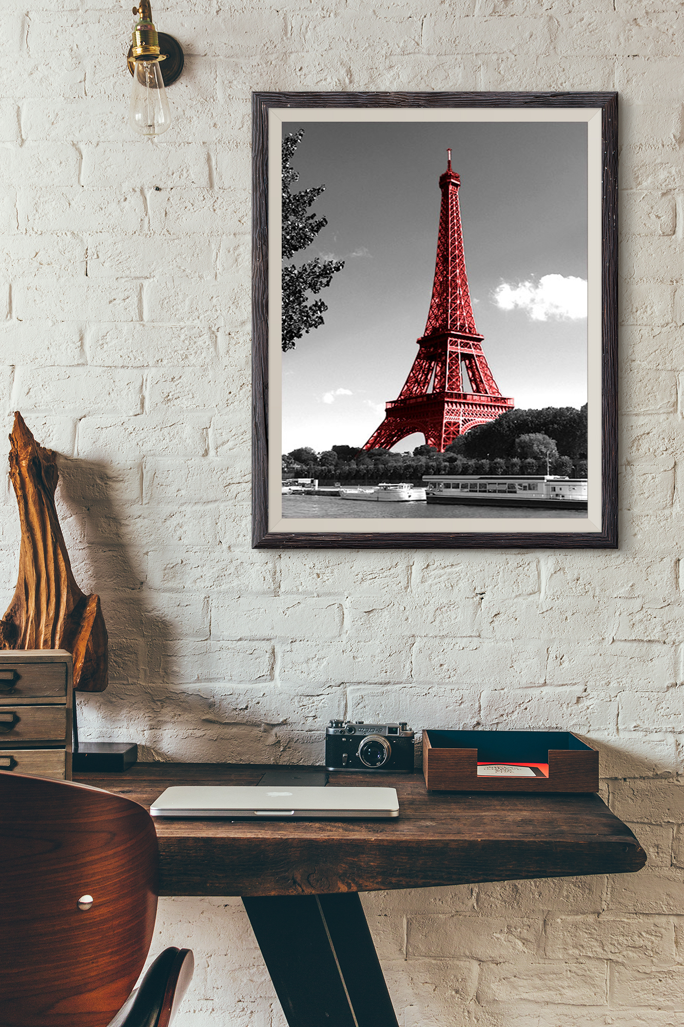 Tour eiffel en rouge