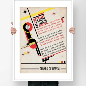 Affiche Poésie Gérard de Nerval