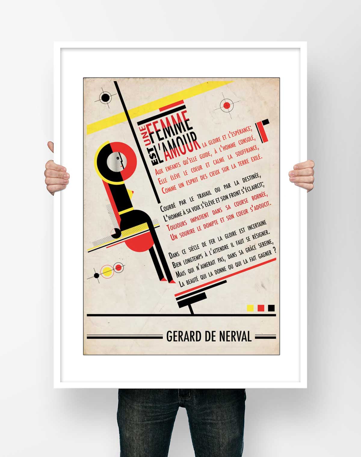 Affiche Poésie Gérard de Nerval