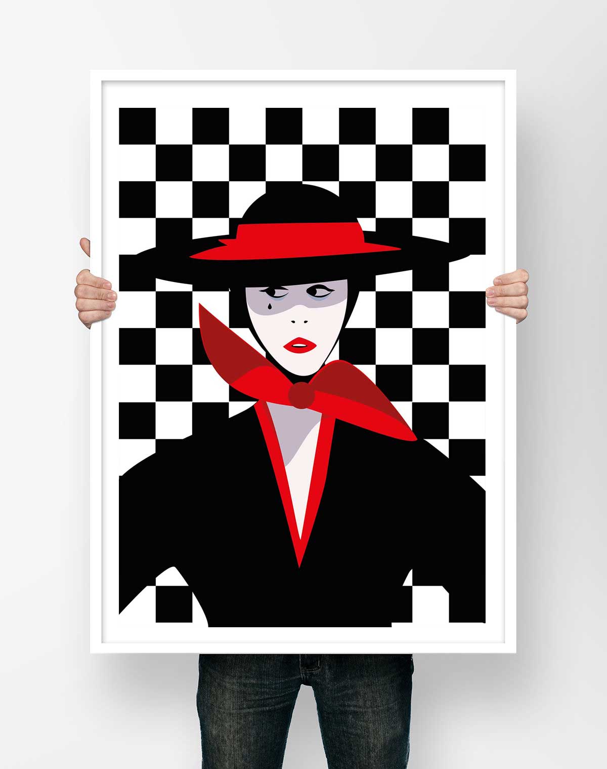 Affiche Illustration Mode - Poster Mode Pop art Portrait Années Folles – Image 4