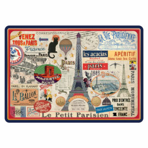 Carte Postale Paris Souvenir Dorure à Chaud - Venez Tous à Paris CPD 011