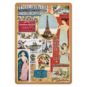 Carte Postale Paris Souvenirs Panorama Collage