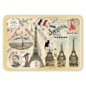Cette carte postale Paris dorure à chaud une immersion dans le Paris d'antan !