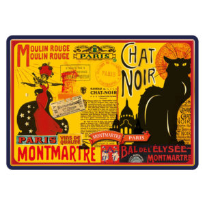 Carte Postale le Chat Noir Montmartre Paris