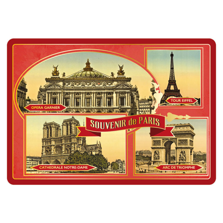 Carte Postale Paris Souvenir - Paris Multivues