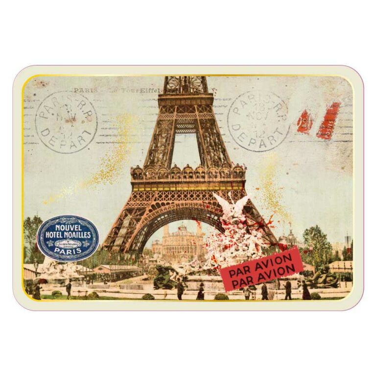 Carte Postale Paris Souvenir - Paris Demie Tour