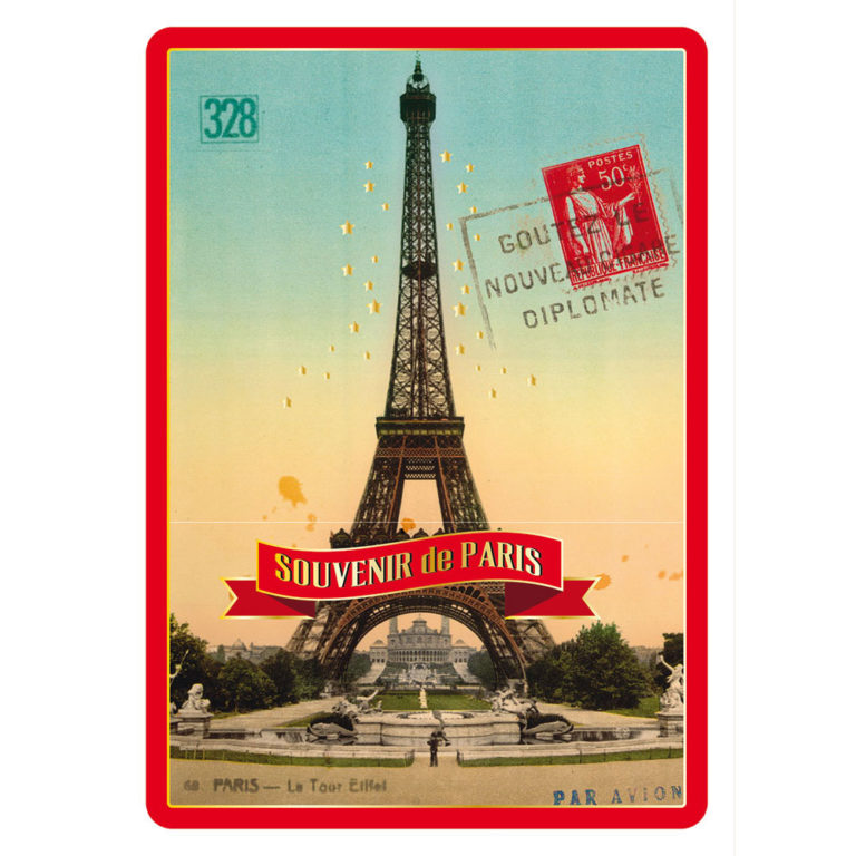 Carte Postale la Tour Eiffel en 1900