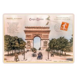 Cartes Postale Paris Dorure Avenue des Champs-Élysées