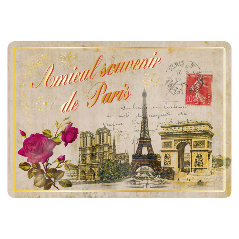 Carte Postale Paris Souvenir - Amical Souvenir