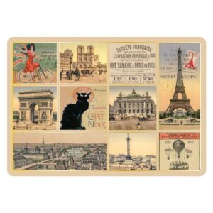Carte Postale Paris Souvenir Multivues Chat Noir