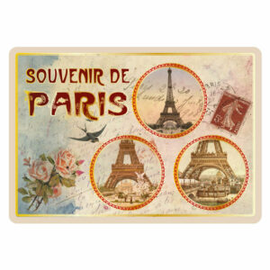 Carte Postale Paris Souvenir - Paris Souvenir Médaillons
