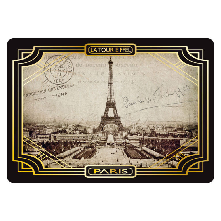 Carte Postale Paris Souvenir - La Tour Eiffel Paris