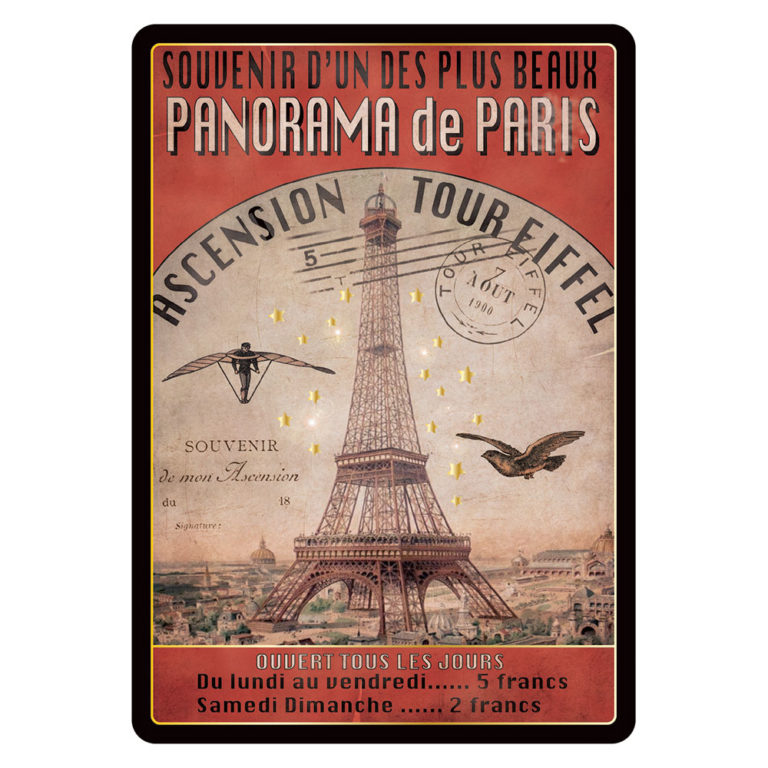Carte Postale Paris Souvenir - Panorama de Paris
