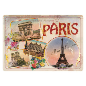 Carte Postale Paris Souvenir - Paris Médaillons