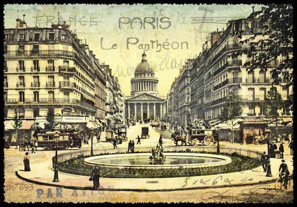 Carte Postale Paris Vintage - Le Panthéon PPOF 023
