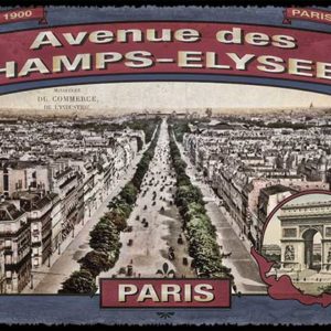 Carte Postale Paris Vintage - Avenue des Champs Elysées PPOF 055