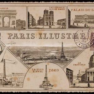 Carte Postale Paris Vintage -  Paris et Ses Monuments PPOF 085
