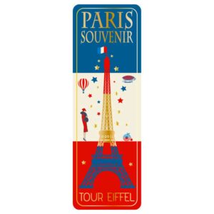 Marque-Page Paris Souvenir - Paris souvenir Tour Eiffel MPD 001