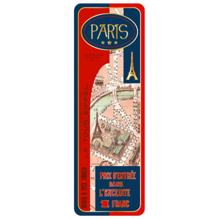Marque-Page Paris Souvenir - Paris Plan Ancien