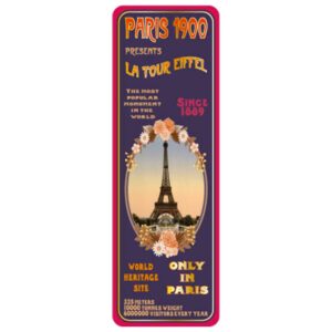 Marque-Page Paris Souvenir - Paris 1900 MPD 008